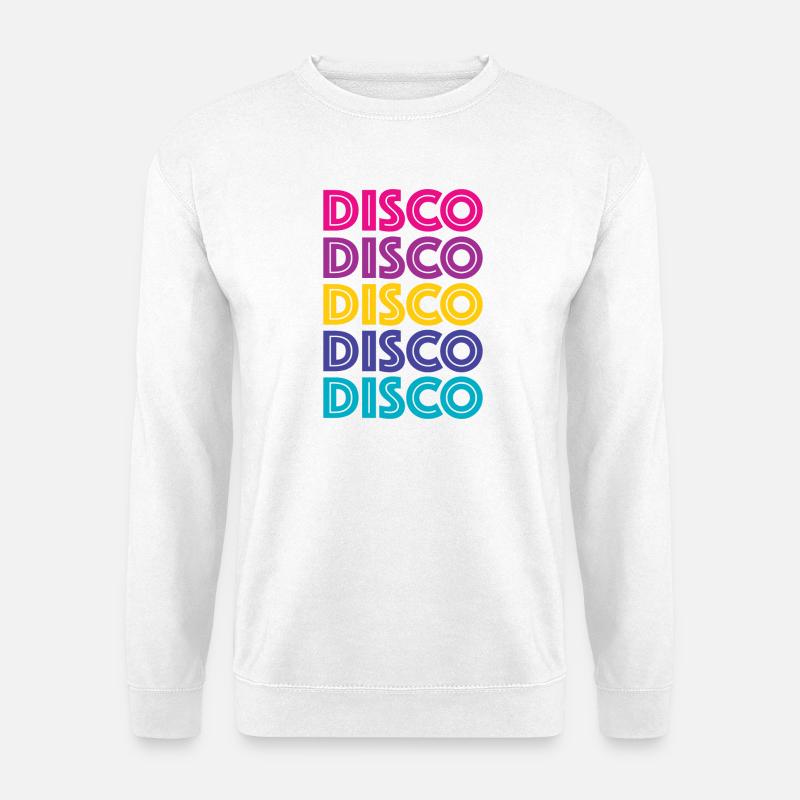 Disco Disco Disco - Sweat-shirt Unisexe - blanc
