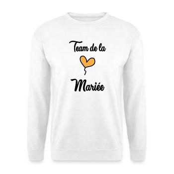 BRAUT-TEAM - Unisex Pullover - Weiß - Vorne