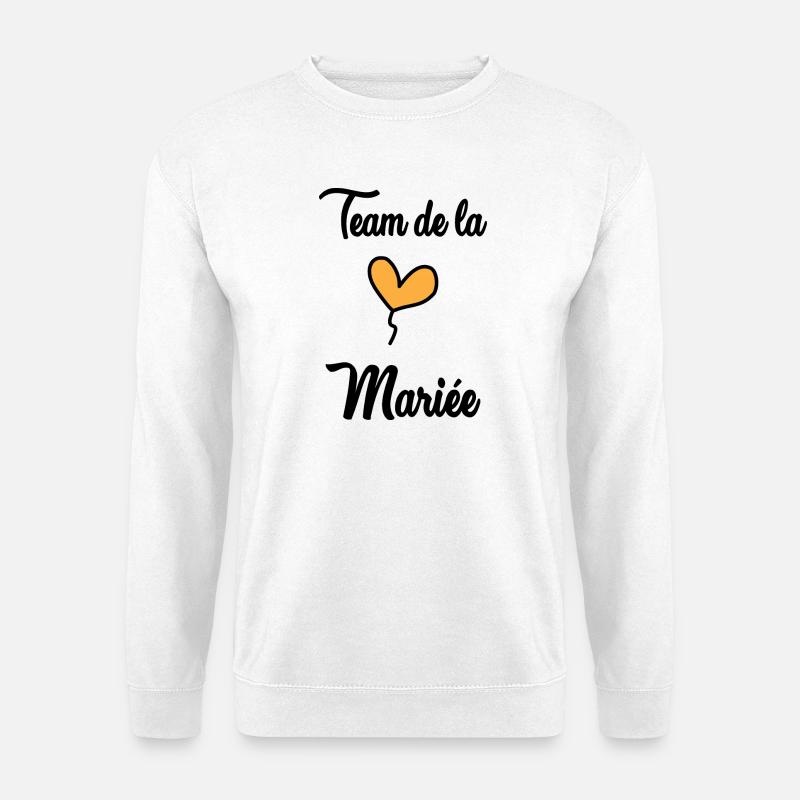 BRIDE TEAM - Unisex Sweatshirt - white