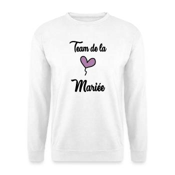 FUTURE MARIEE. EVJF. MARIEE. TEAM. TEAM MARIEE - Sweat-shirt Unisexe - blanc - Devant