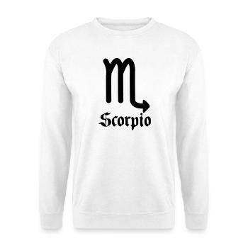 Sternzeichen Skorpion - Unisex Pullover - Weiß - Vorne