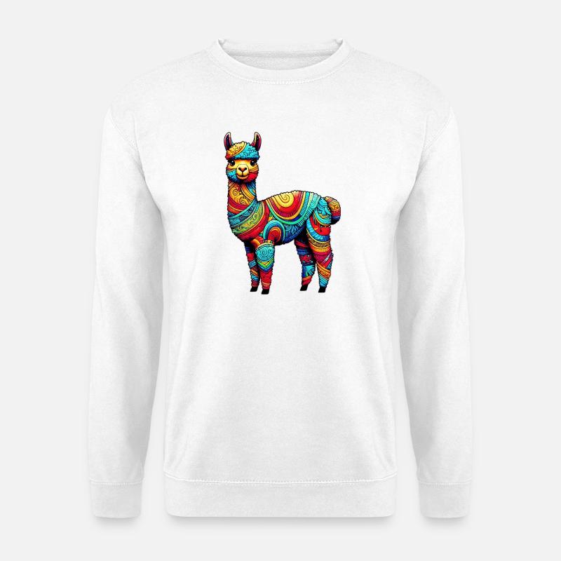 Alpaka - Unisex Pullover - Weiß
