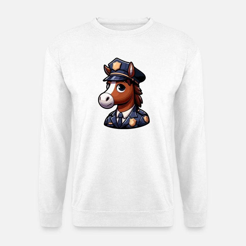 Patrouillenpony: Der Huf des Gesetzes - Unisex Pullover - Weiß
