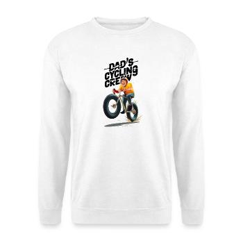 Vibrant Off-Road Cycling Illustration - Unisex Sweatshirt - white - Front
