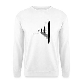 Silhouettes silencieuses - Sweat-shirt Unisexe - blanc - Devant