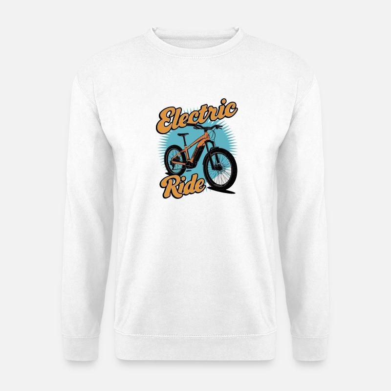 Elektrofahrrad Adventure Design - Unisex Pullover - Weiß