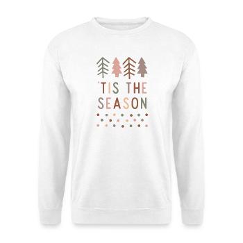 Es ist die Jahreszeit: Boho Christmas Vibes - Unisex Pullover - Weiß - Vorne