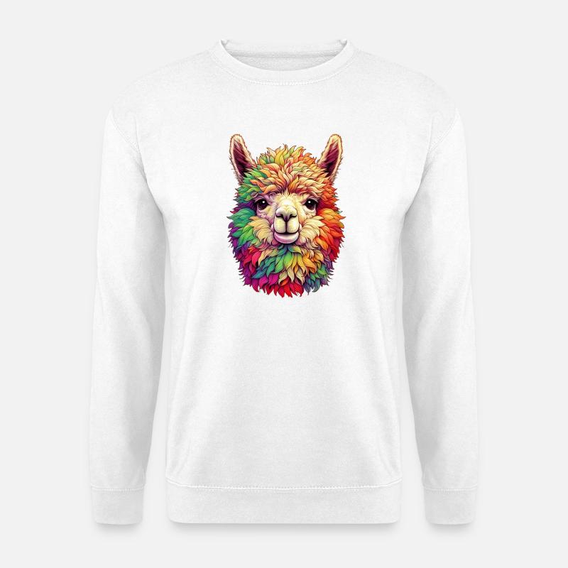 Alpaka - Unisex Pullover - Weiß