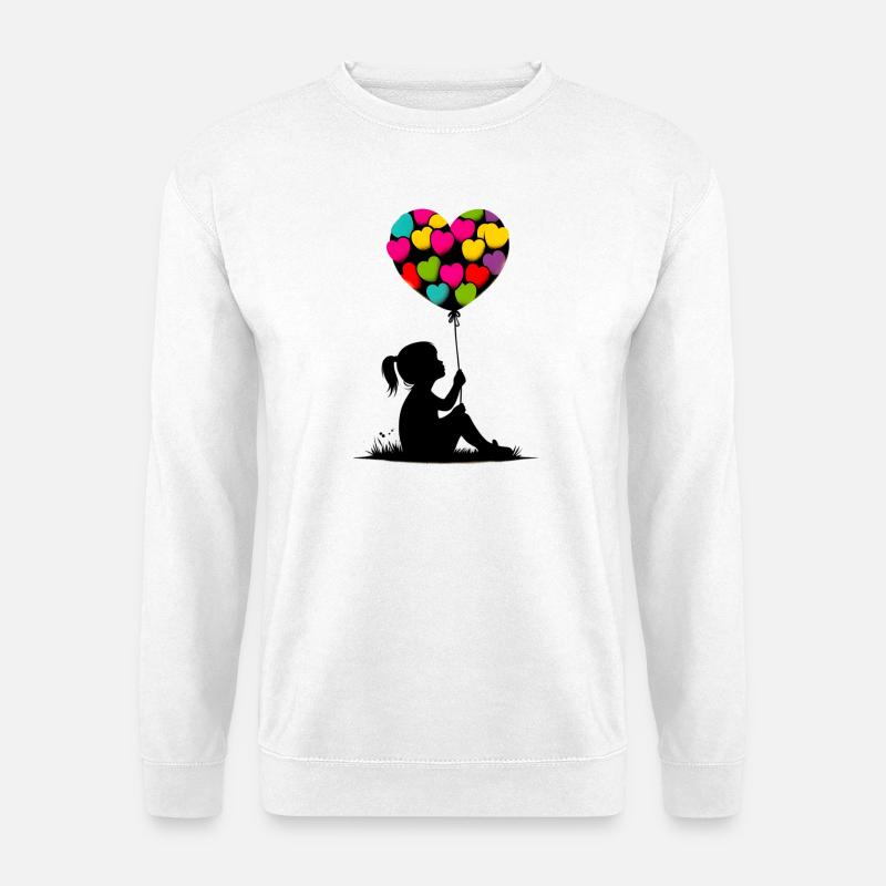 Herzensliebe - Unisex Pullover - Weiß