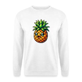 Ananas - Sweat-shirt Unisexe - blanc - Devant