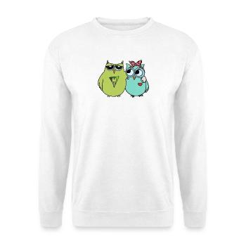 Colorful Owl Friendship - Unisex Sweatshirt - white - Front