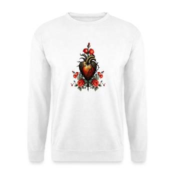 The Gothic Elegance of the Heart - Unisex Sweatshirt - white - Front