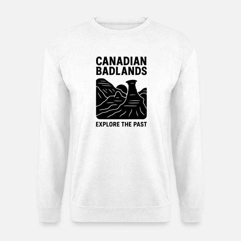 canadian badlands - Unisex Pullover - Weiß