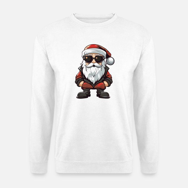 Santa Claus Comic Santa - Unisex Sweatshirt - white