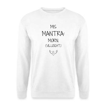 Statement Design – Irony Meets Spirituality - Unisex Sweatshirt - white - Front