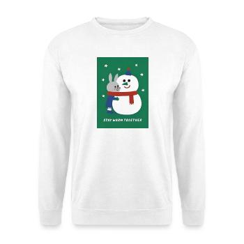 Winter Holiday Design - Unisex Pullover - Weiß - Vorne