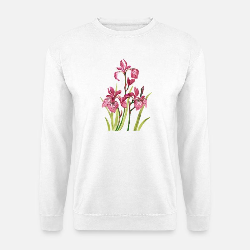 Blumen - Unisex Pullover - Weiß