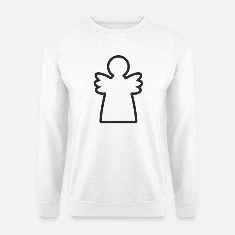 Engels Silhouette  - Unisex Pullover - Weiß
