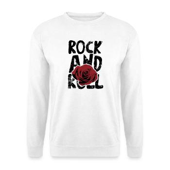 Rock and Roll - Unisex Sweatshirt - white - Front