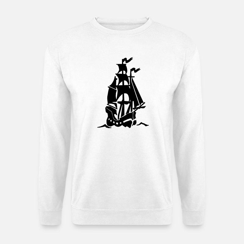 Ship - Unisex Sweatshirt - white