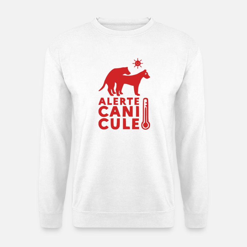 HITZEWELLENWARNUNG! - Unisex Pullover - Weiß