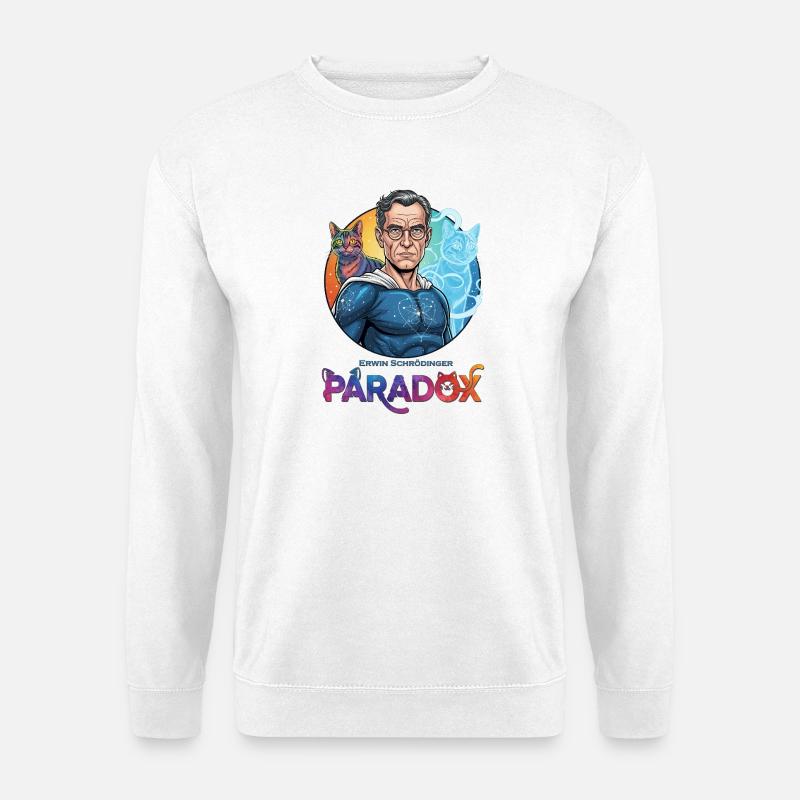 Cosmo-Schrödinger-Paradoxon - Unisex Pullover - Weiß