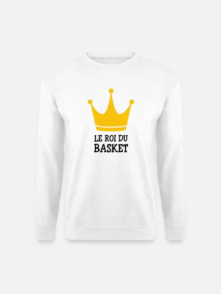 Le Roi du Basket - Sweat-shirt Unisexe - blanc