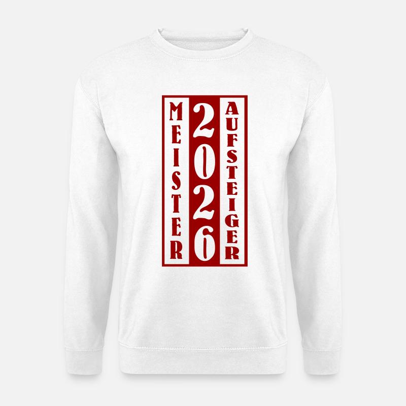 Meister und Aufsteiger 2026  - Unisex Pullover - Weiß