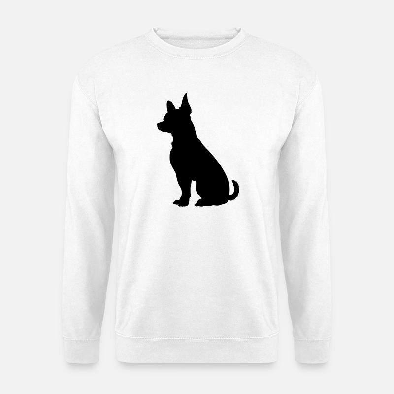 Hund - Unisex Pullover - Weiß