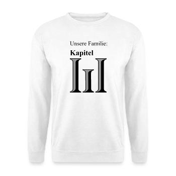 Unsere Familie - Unisex Pullover - Weiß - Vorne