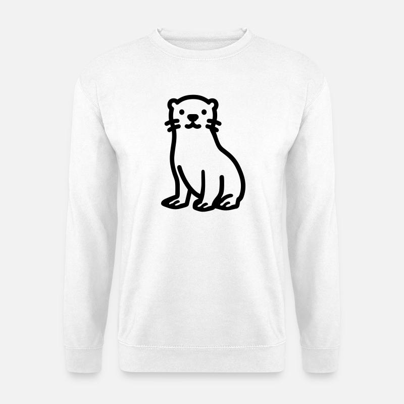 otter - Unisex Sweatshirt - white