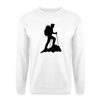 Wandern Hicking - Unisex Pullover - Weiß - Vorne - Alina (178cm) & Michal (187cm)