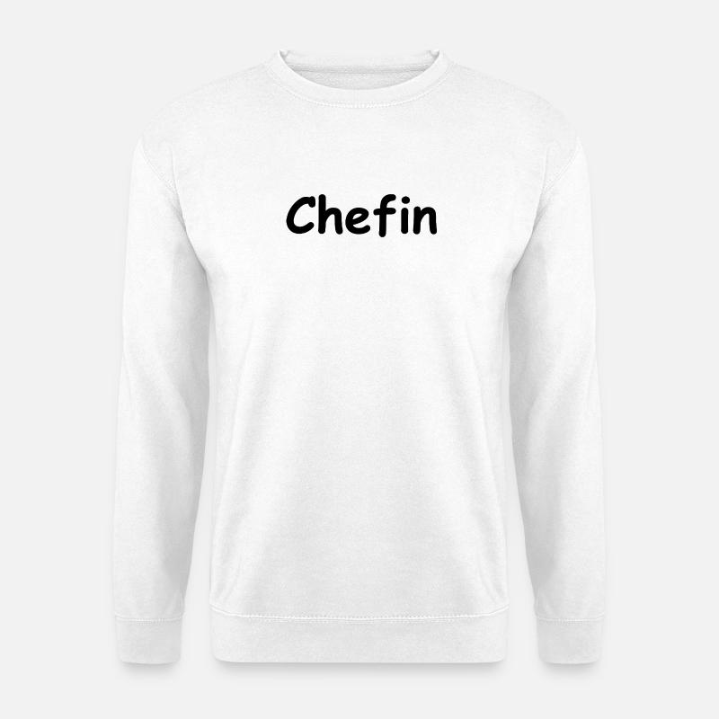Chefin - Unisex Pullover - Weiß