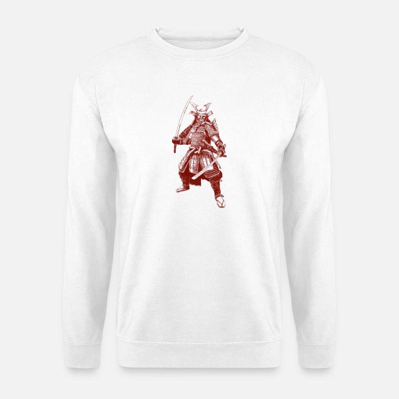Samurai - Unisex Pullover - Weiß