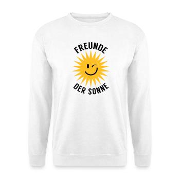 Freunde der Sonne - Unisex Pullover - Weiß - Vorne