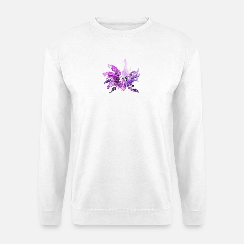 Flieder - Unisex Pullover - Weiß