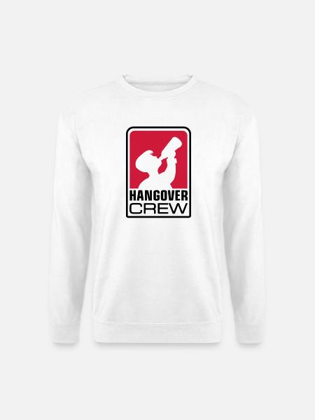 hangover crew logo - Unisex Pullover - Weiß