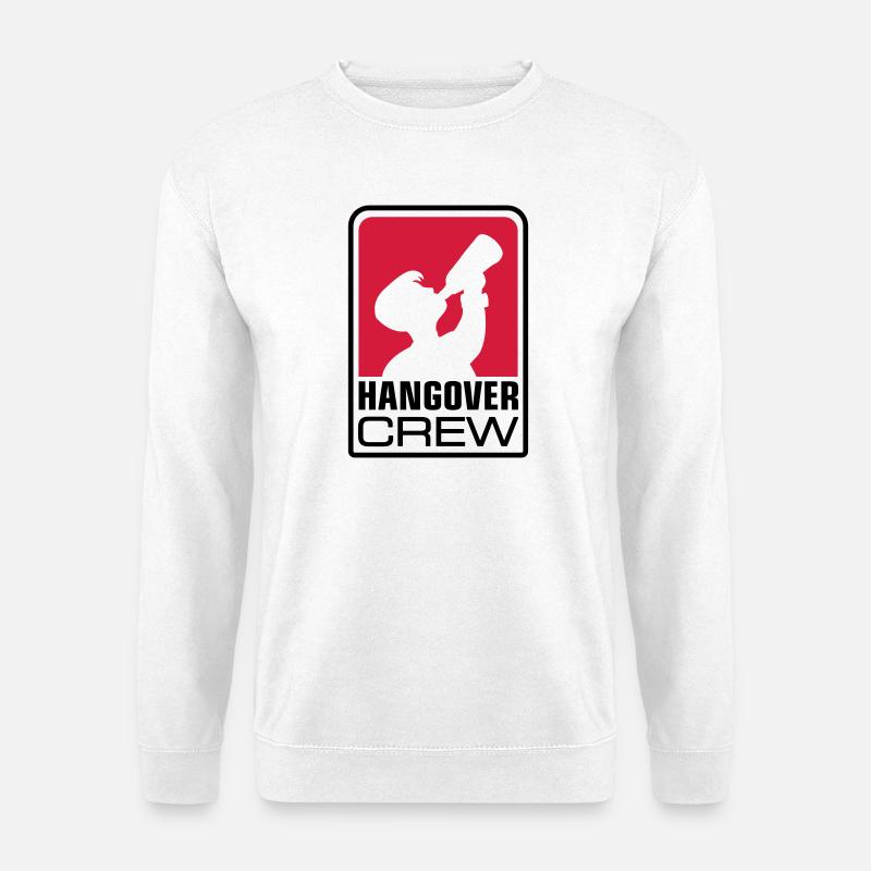 hangover crew logo - Unisex Pullover - Weiß