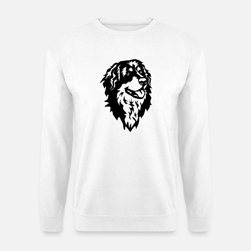Hovawart Kopf - Unisex Pullover - Weiß