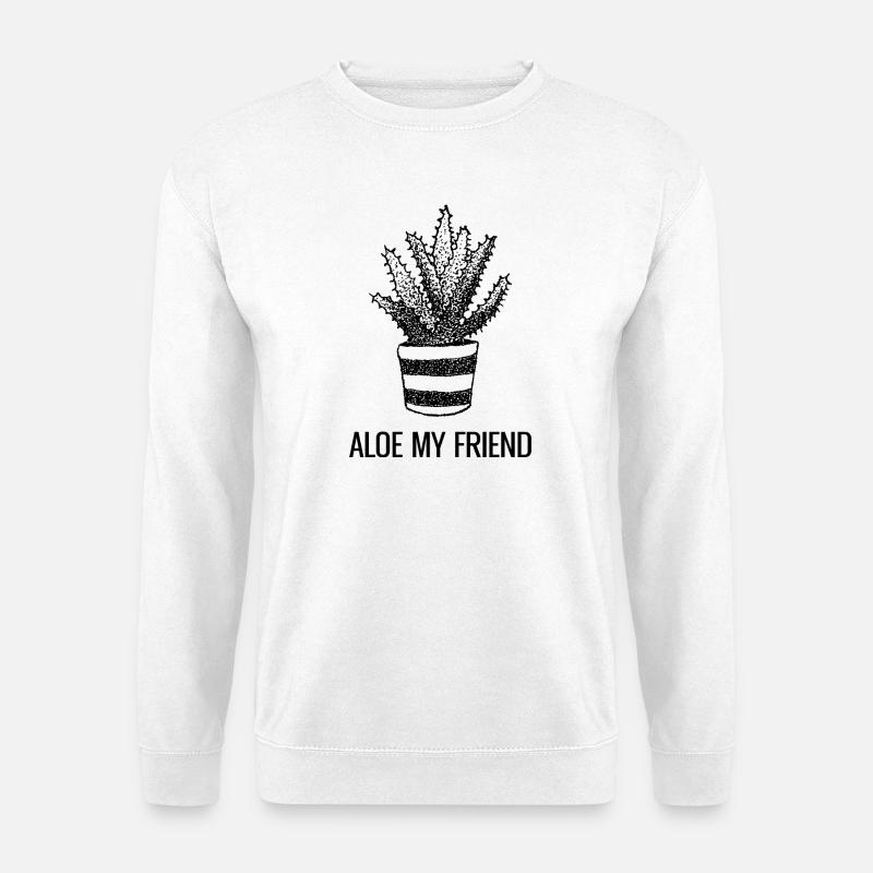 Aloe My Friend - Unisex Pullover - Weiß