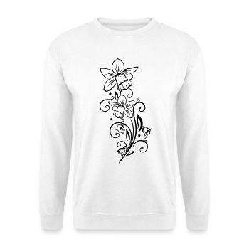 Easter Bells Daffodils Spring - Unisex Sweatshirt - white - Front