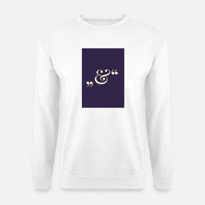 J.H - Unisex Pullover - Weiß