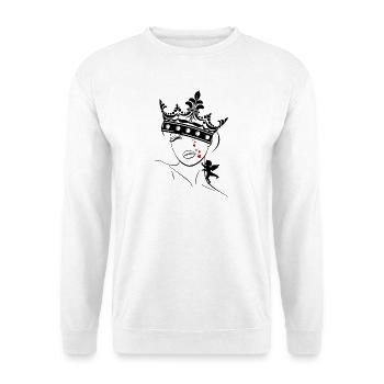 larmes à cupidon - Sweat-shirt Unisexe - blanc - Devant