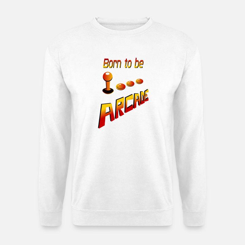 born to be arcade - Unisex Sweatshirt - white