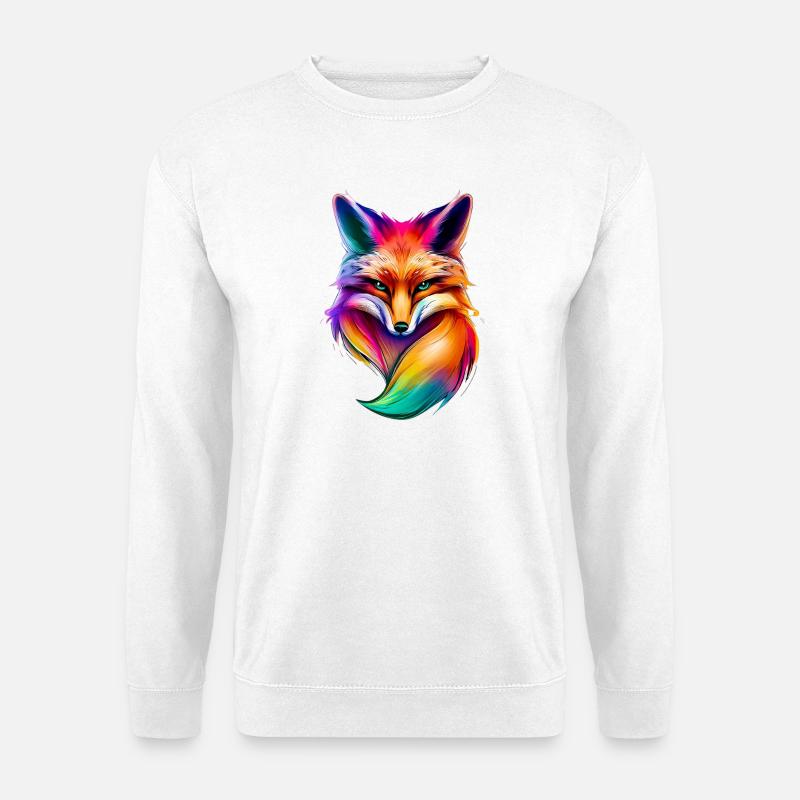 Fuchs - Unisex Pullover - Weiß