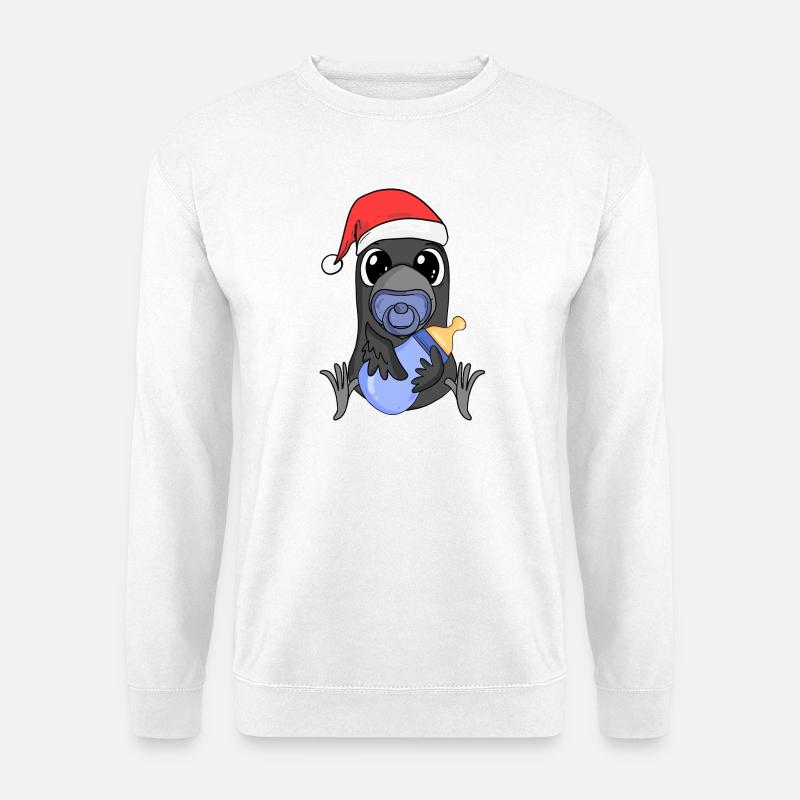 Krähe Baby - Unisex Pullover - Weiß