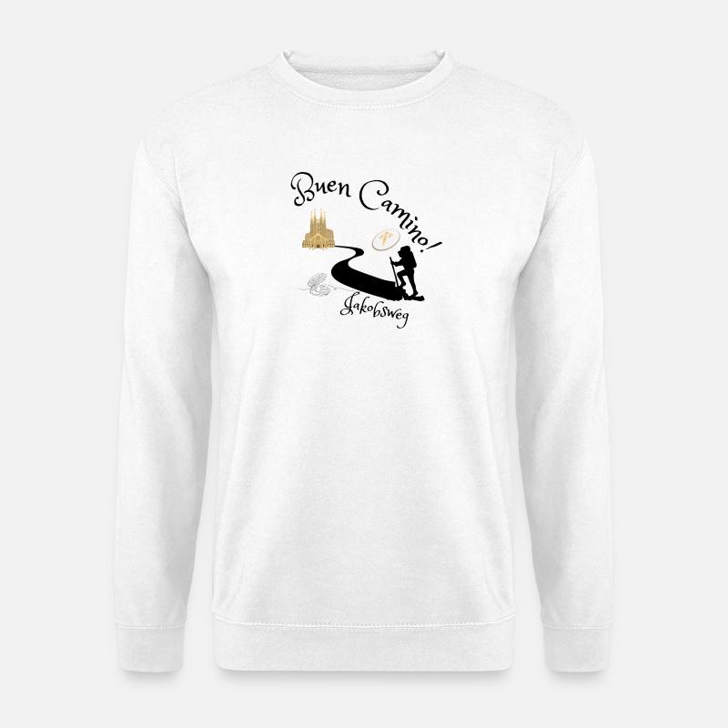 Jakobsweg- Buen Camino - Unisex Pullover - Weiß