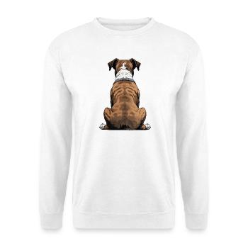 Boxeur - Sweat-shirt Unisexe - blanc - Devant