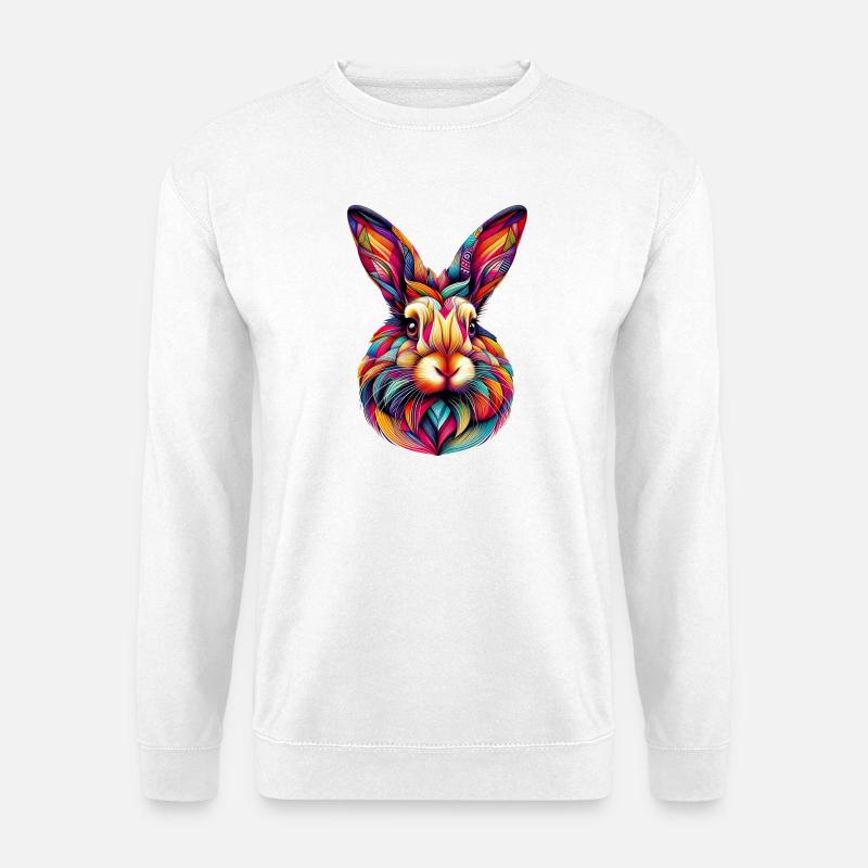 Kaninchen - Unisex Pullover - Weiß
