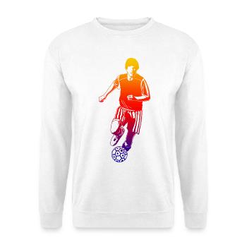Soccer Player Sketch - Unisex Sweatshirt - white - Front